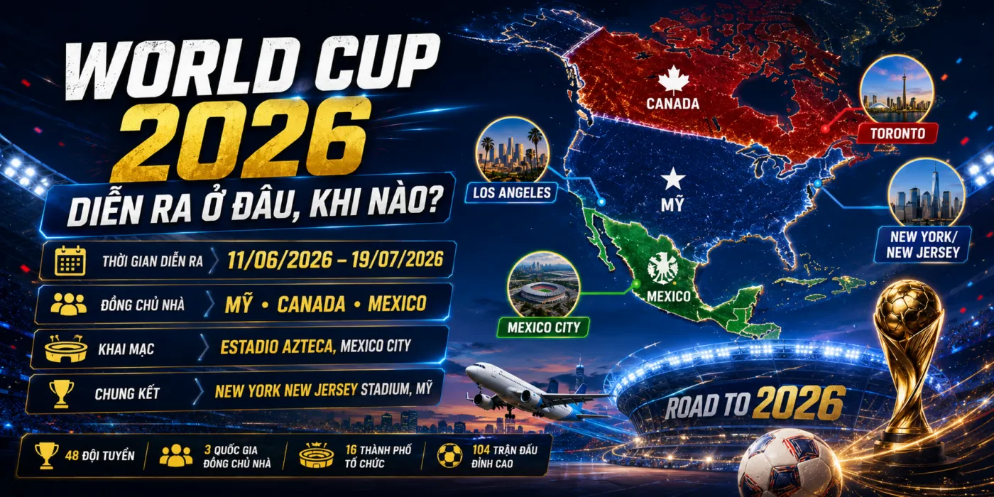 World Cup 2026 Diễn Ra Ở Đâu, Khi Nào?